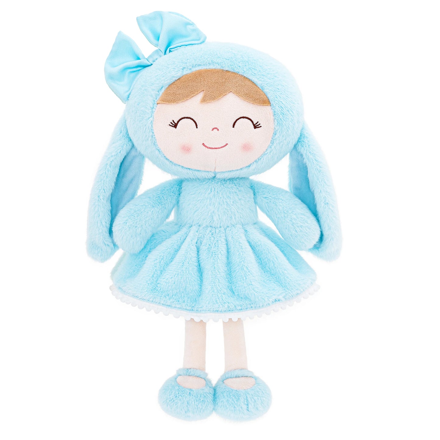 Gloveleya Plush Snow Rabbit Doll – Soft Winter Bunny Toy