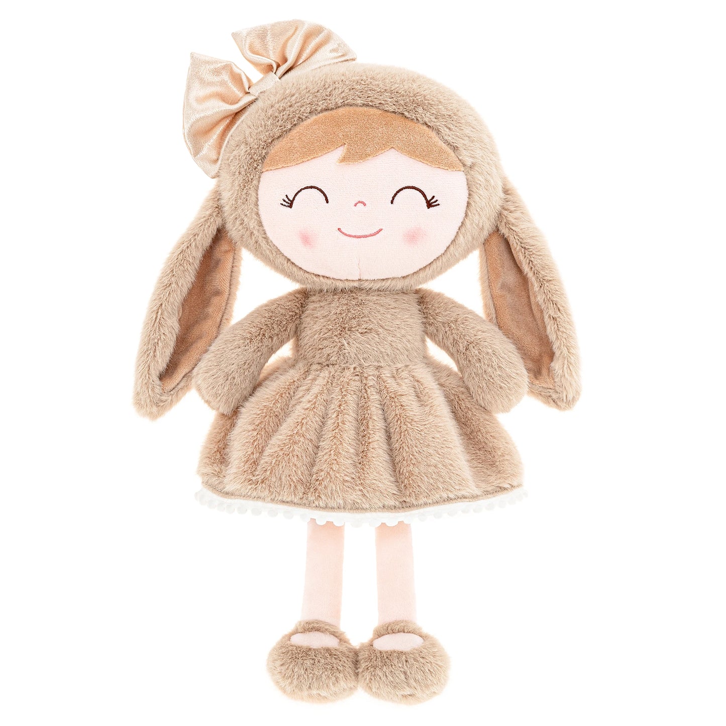 Gloveleya Plush Snow Rabbit Doll – Soft Winter Bunny Toy