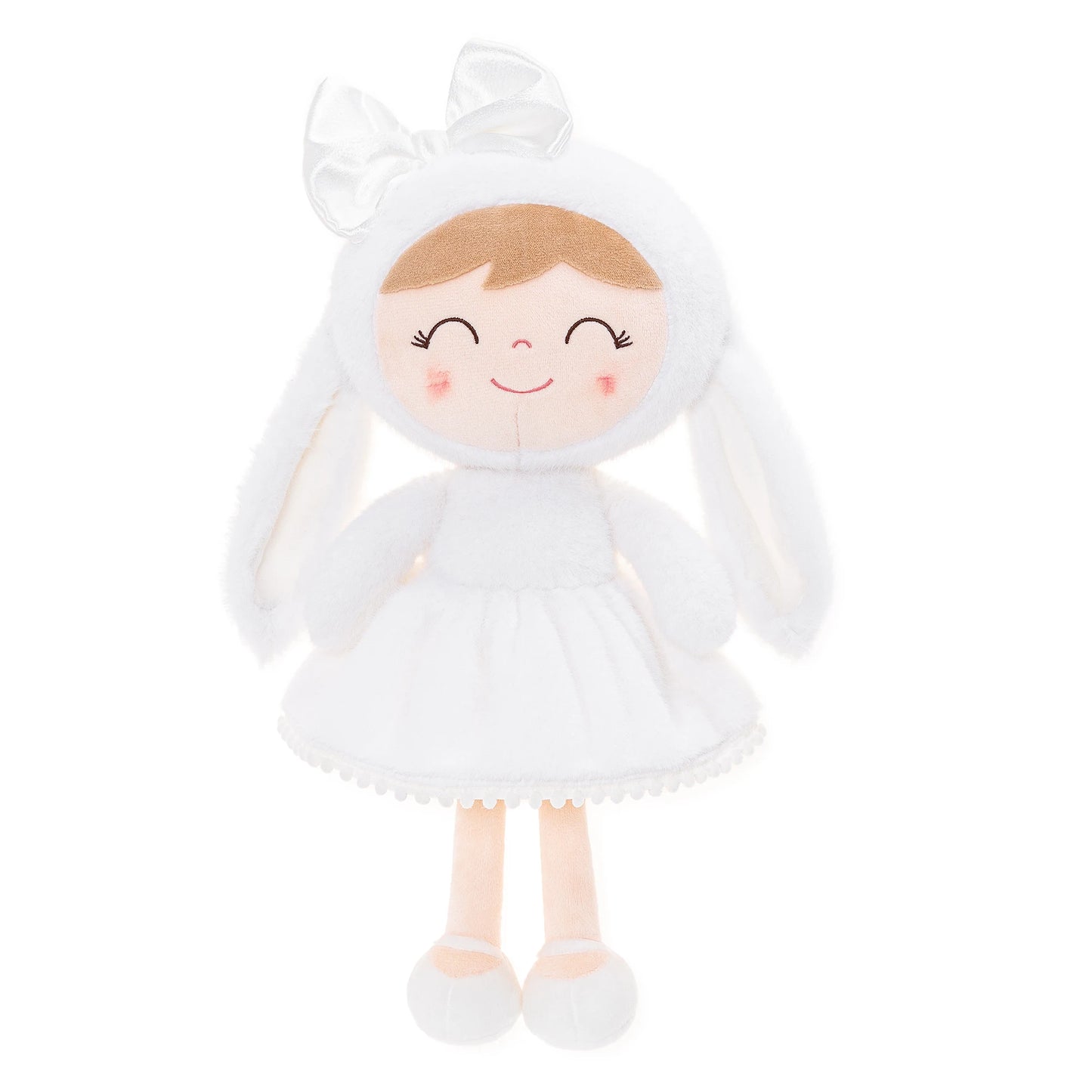 Gloveleya Plush Snow Rabbit Doll – Soft Winter Bunny Toy